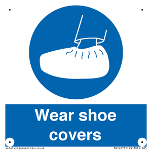 Wear shoe covers